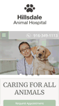 Mobile Screenshot of hillsdaleveterinarian.com